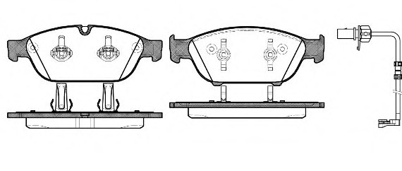 Колодки гальмівні дискові 1441.12 REMSA
