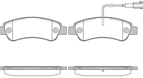 Колодки гальмівні дискові 1238.02 REMSA