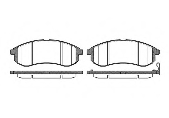 1129.01 Remsa Колодки гальмівні дискові 1129.01 REMSA