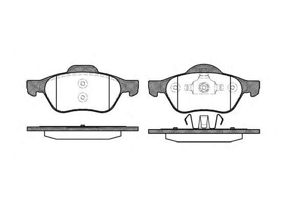 0962.00 Remsa Колодки гальмівні дискові 0962.00 REMSA