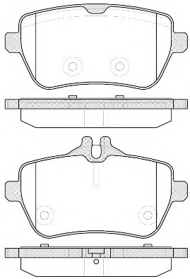 1535.00 Remsa Колодки гальмівні дискові 1535.00 REMSA