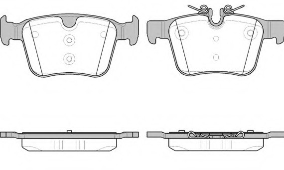 Колодки гальмівні дискові 1516.40 REMSA