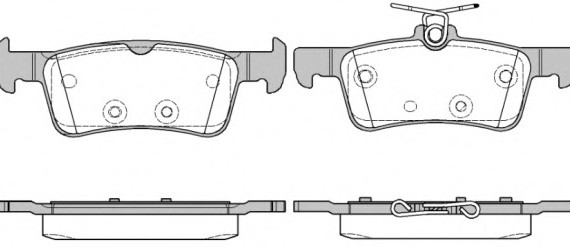 Колодки гальмівні дискові 1563.10 REMSA