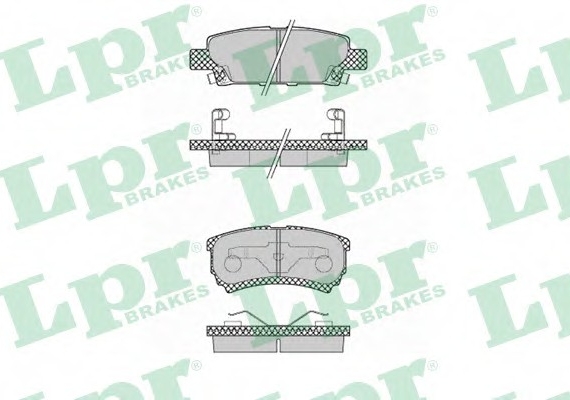 05P1373 LPR Гальмівні колодки дискові 05P1373 LPR