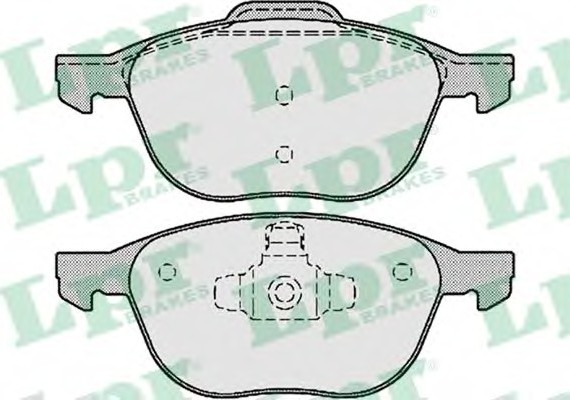 05P1190 LPR Тормозные колодки дисковые 05P1190 LPR