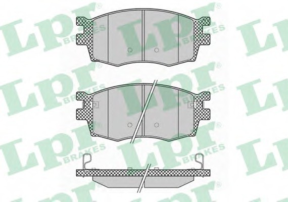 05P1345 LPR Тормозные колодки дисковые 05P1345 LPR