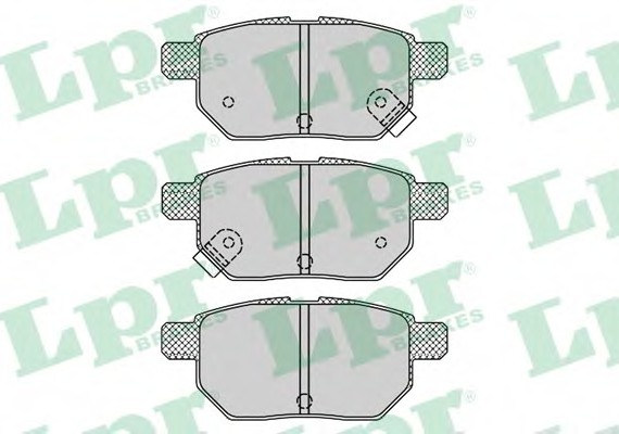 05P1312 LPR Тормозные колодки дисковые 05P1312 LPR