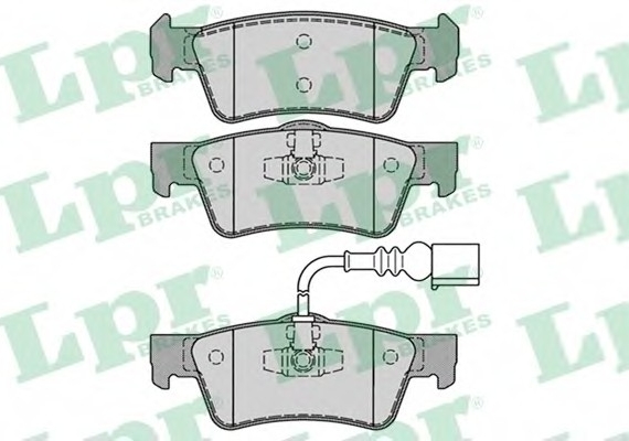 05P1284 LPR Тормозные колодки дисковые 05P1284 LPR