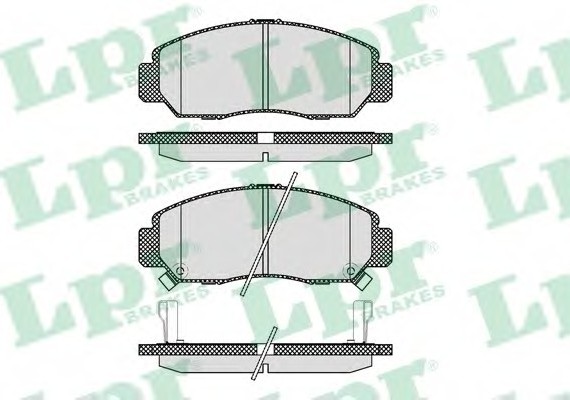 05P1071 LPR Комплект гальмівних колодок з 4 шт. дисків