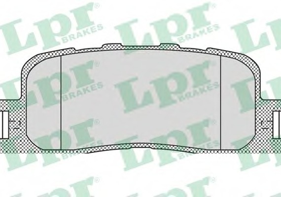 05P1115 LPR Комплект гальмівних колодок з 4 шт. дисків