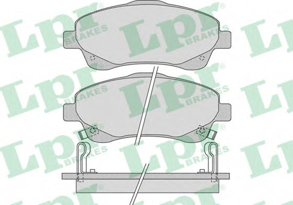 05P1114 LPR Гальмівні колодки дискові 05P1114 LPR