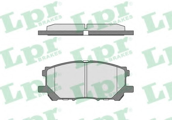 05P1368 LPR Комплект гальмівних колодок з 4 шт. дисків