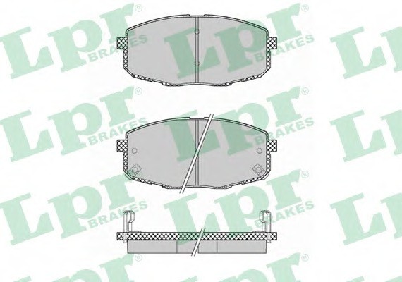 05P1375 LPR Тормозные колодки дисковые 05P1375 LPR