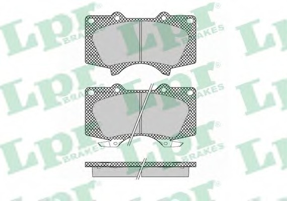 05P1379 LPR Комплект гальмівних колодок з 4 шт. дисків