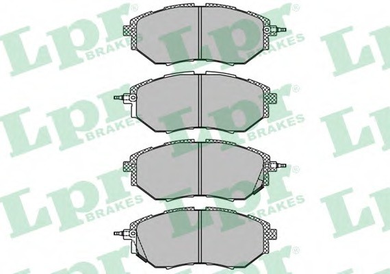 05P1402 LPR Комплект гальмівних колодок з 4 шт. дисків
