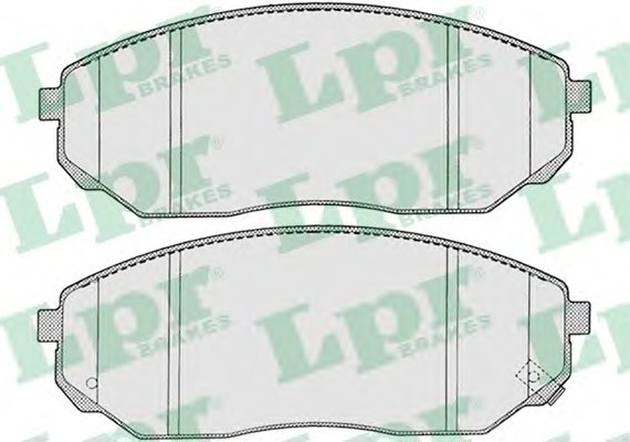05P1207 LPR ДИСКОВІ КОЛОДКИ