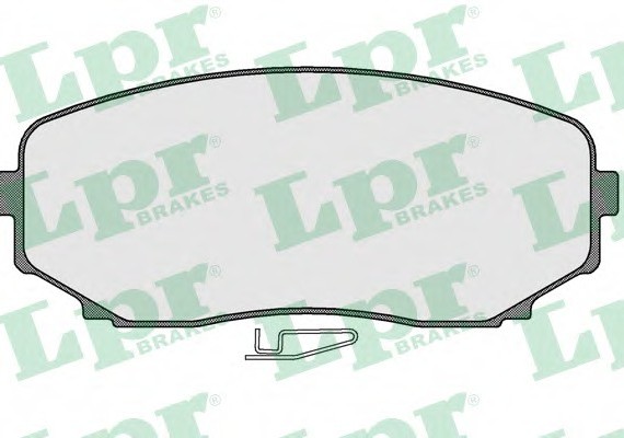 05P1573 LPR Комплект гальмівних колодок з 4 шт. дисків