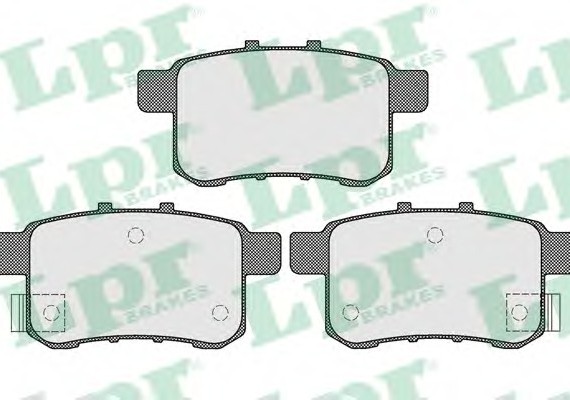 05P1569 LPR Комплект гальмівних колодок з 4 шт. дисків