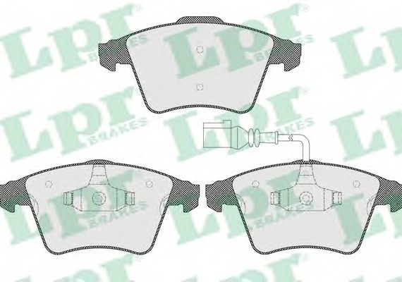 05P1536 LPR Тормозные колодки дисковые 05P1536 LPR