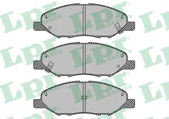 05P1497 LPR Тормозные колодки дисковые 05P1497 LPR