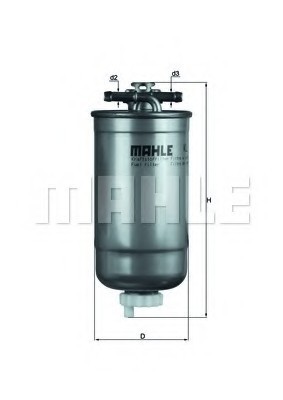 KL 147D MAHLE Фильтр топливный VW - LT KL 147D MAHLE