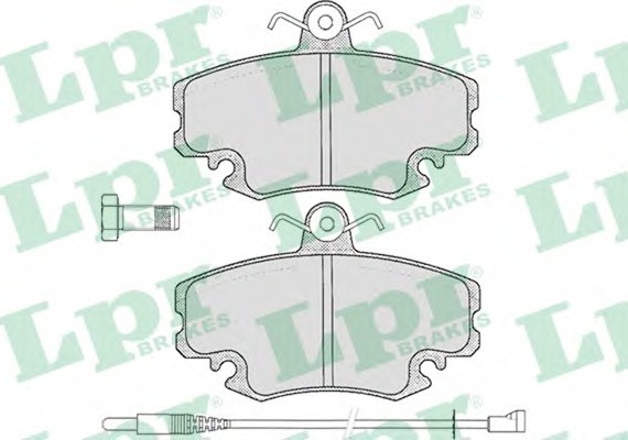 05P349 LPR Гальмівні колодки дискові 05P349 LPR