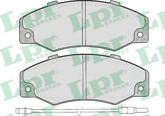 05P276 LPR Комплект гальмівних колодок з 4 шт. дисків
