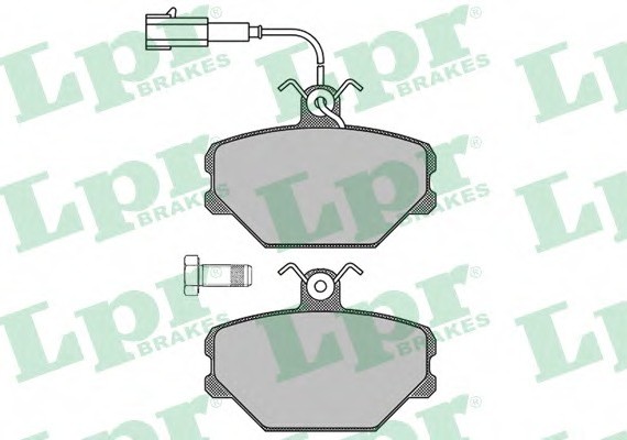 05P102 LPR Комплект гальмівних колодок з 4 шт. дисків