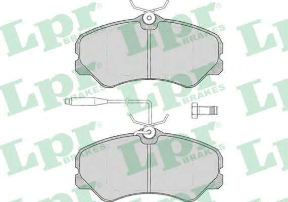 05P011 LPR Комплект гальмівних колодок з 4 шт. дисків
