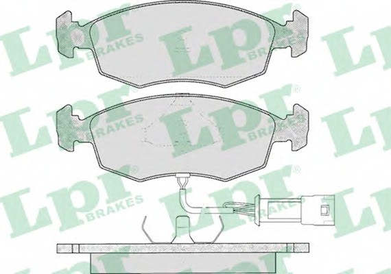 05P269 LPR Тормозные колодки дисковые 05P269 LPR