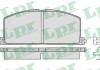 Тормозные колодки дисковые 05P268 LPR