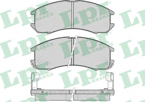 05P036 LPR Гальмівні колодки дискові 05P036 LPR