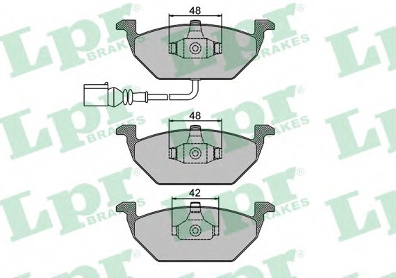 05P692 LPR Гальмівні колодки дискові 05P692 LPR