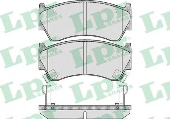 05P617 LPR Тормозные колодки дисковые 05P617 LPR