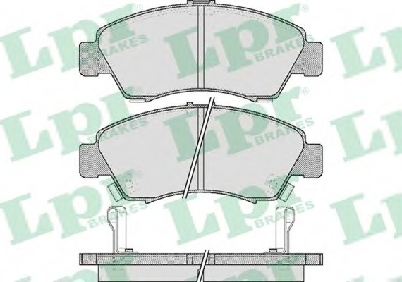 05P558 LPR Тормозные колодки дисковые 05P558 LPR