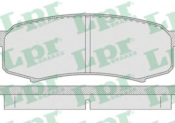 05P749 LPR Тормозные колодки дисковые 05P749 LPR