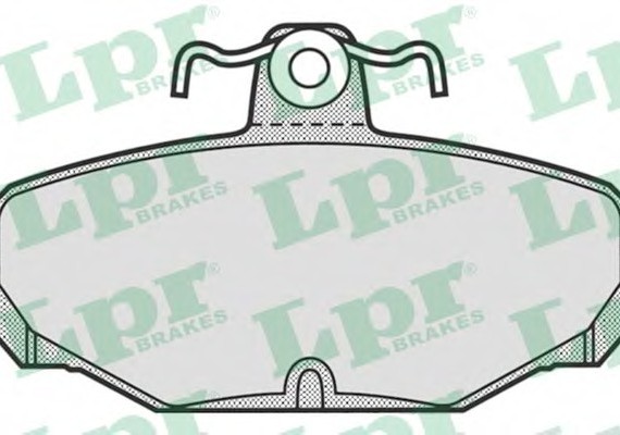 Комплект гальмівних колодок з 4 шт. дисків