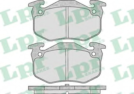 05P307 LPR Комплект гальмівних колодок з 4 шт. дисків