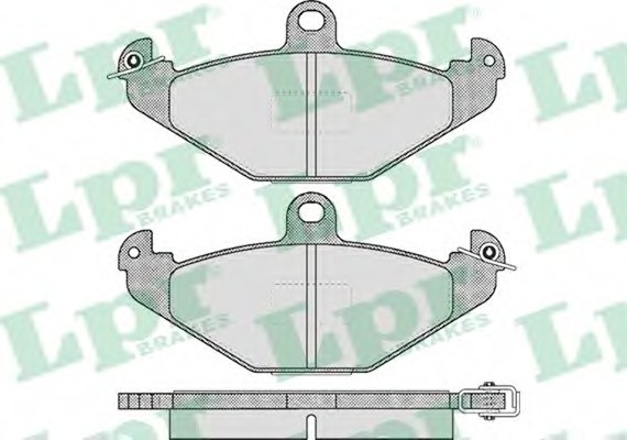 05P427 LPR Тормозные колодки дисковые 05P427 LPR