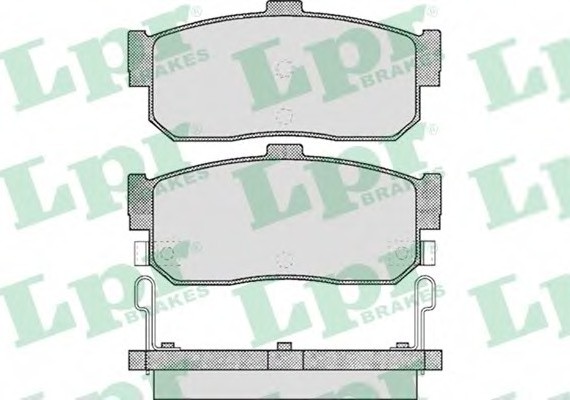 05P602 LPR Тормозные колодки дисковые 05P602 LPR