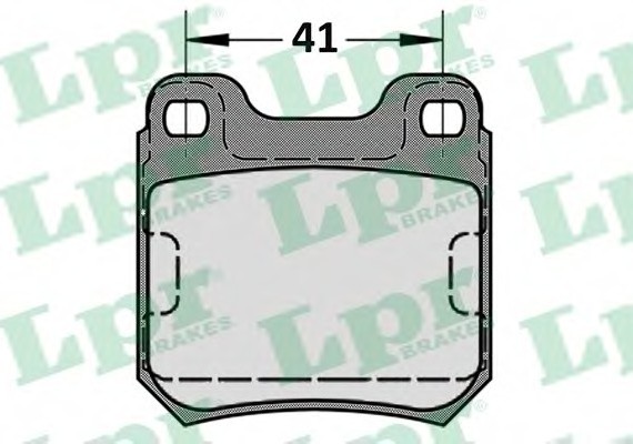 05P584 LPR Тормозные колодки дисковые 05P584 LPR