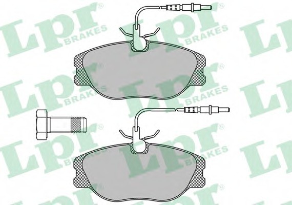 05P498 LPR Тормозные колодки дисковые 05P498 LPR