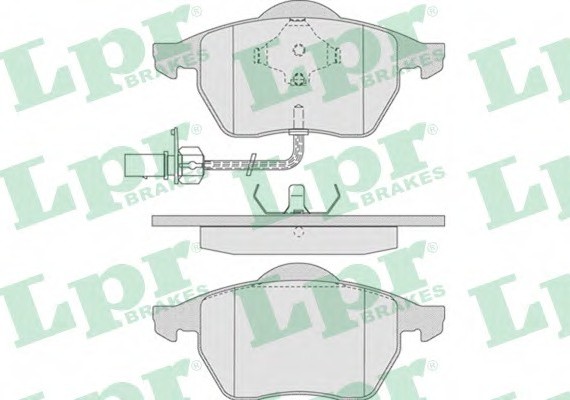 05P790 LPR Тормозные колодки дисковые 05P790 LPR