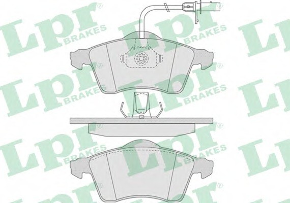 05P787 LPR Гальмівні колодки дискові 05P787 LPR