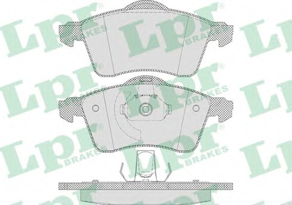 05P645 LPR Гальмівні колодки дискові 05P645 LPR