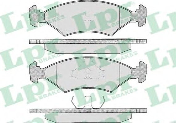 05P233 LPR Гальмівні колодки дискові 05P233 LPR