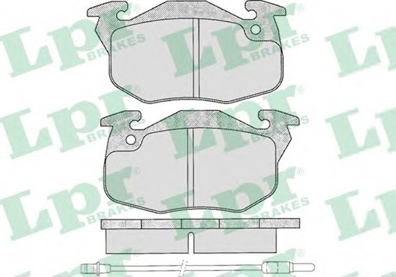 05P271 LPR Гальмівні колодки дискові 05P271 LPR