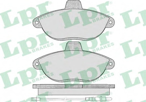 05P346 LPR Гальмівні колодки дискові 05P346 LPR