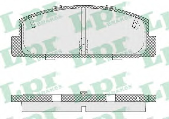 05P336 LPR Гальмівні колодки дискові 05P336 LPR