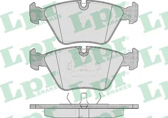 05P296 LPR Гальмівні колодки дискові 05P296 LPR
